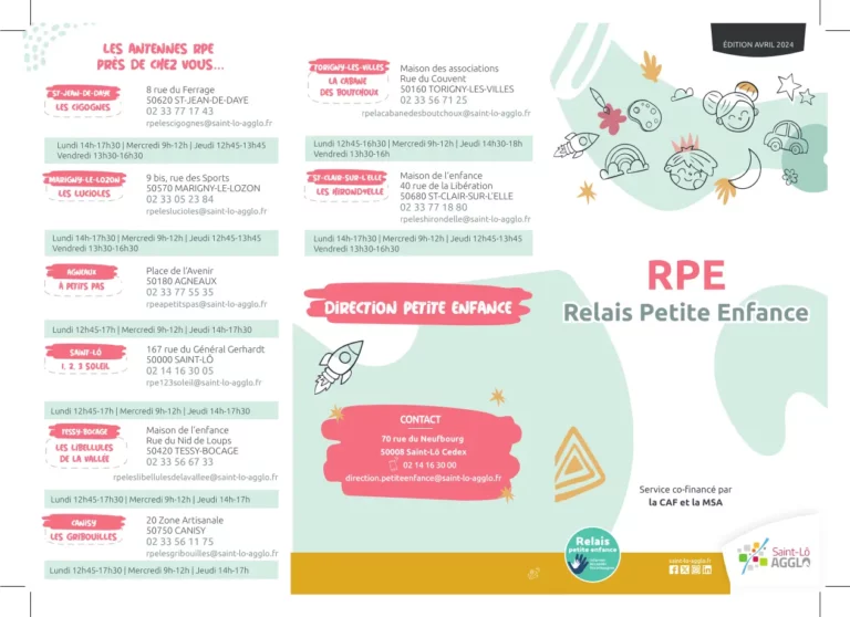 Affiche d'information RPE, verso 2024