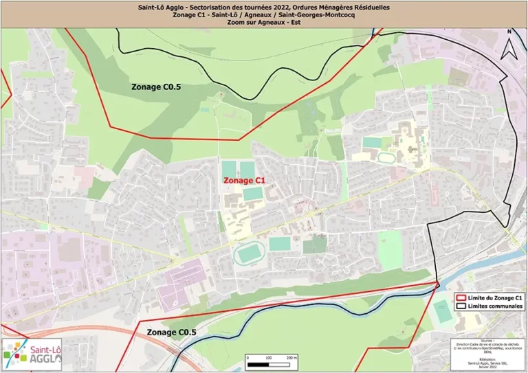 Zone C1 du plan d'Agneaux coté est