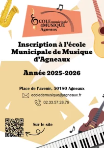 Inscription École Municipale de Musique d’Agneaux