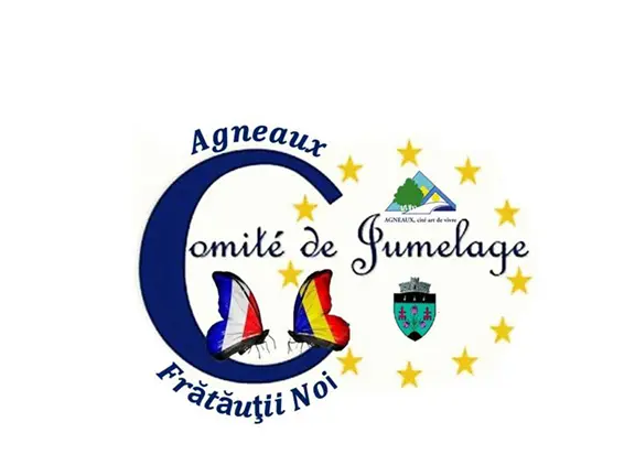 Logo du jumelage entre Frătăuţii Noi et Agneaux