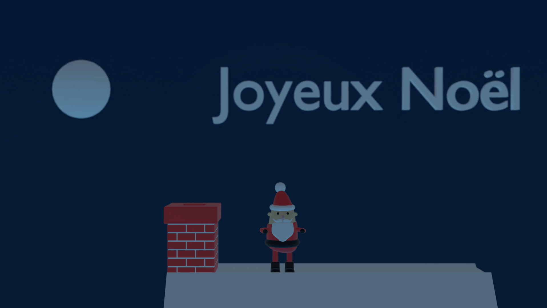 Papa Noël – Animation 3D​